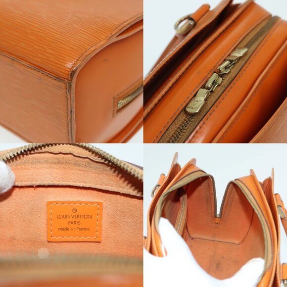 LOUIS VUITTON Epi Pont Neuf Hand Bag Orange Mandarin M5205H LV Auth 83876 - Picture 16 of 16